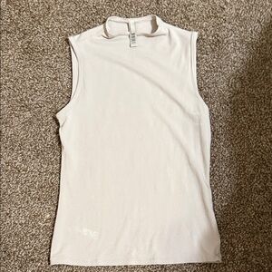 SKIMS Sleeveless Mock neck Top in Soft Cream